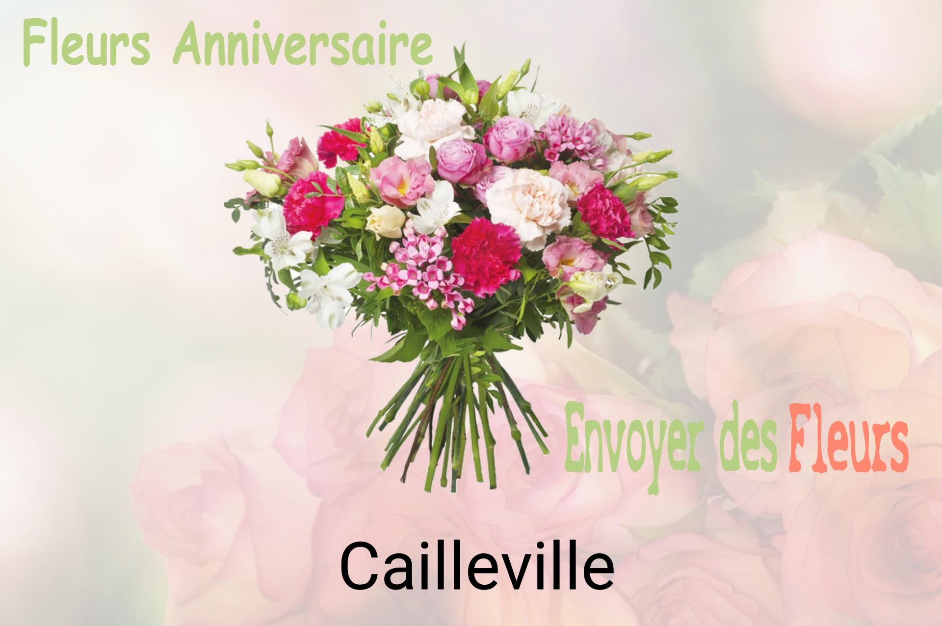 Bouquet de fleurs d’anniversaire livré à Cailleville