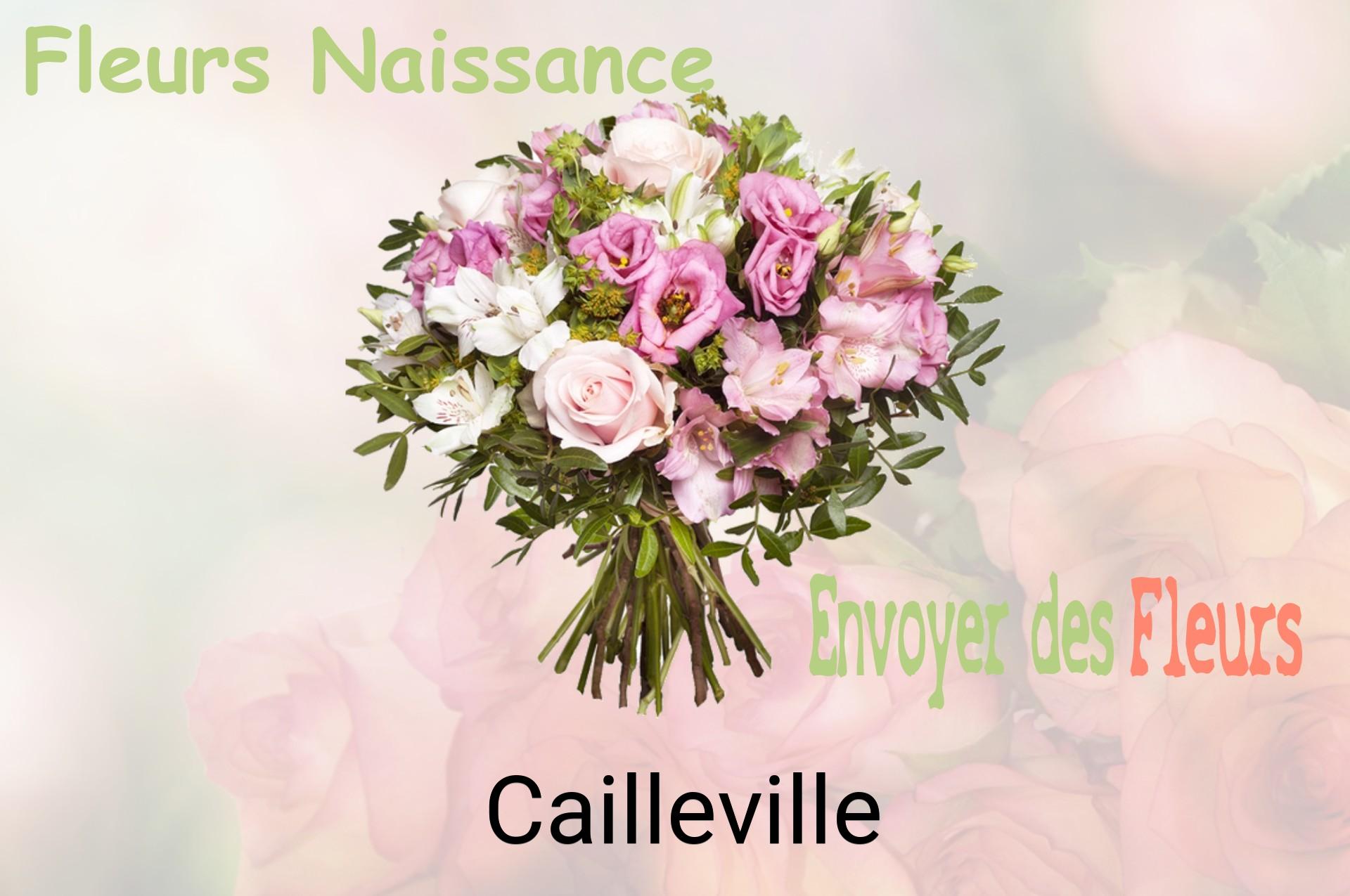 Bouquet de fleurs de naissance livré à Cailleville